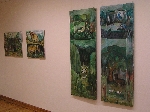 Bild 1: Sigrid Bolduan zeigt ihre Kunstwerke / Heidemuseum Spremberg