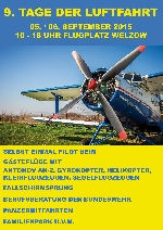 Bild 1: Flugplatzfest in Welzow, Quelle: Flugplatzbetriebsgesellschaft Welzow mbH 