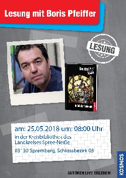 Bild 1: Lesung mit Boris Pfeiffer, Quelle: Kreisbibliothek