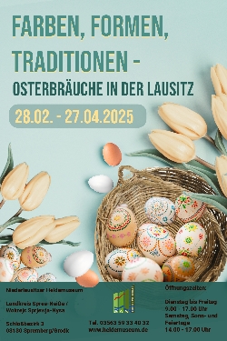 Bild 1: Plakat Osterausstellung, Quelle: Landkreis Spree-Neie/Wokrejs Sprjewja-Nysa